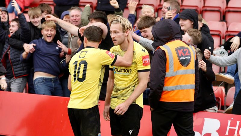 ‘So proud’ - Guiseley stun Kidderminster to reach FA Cup first round